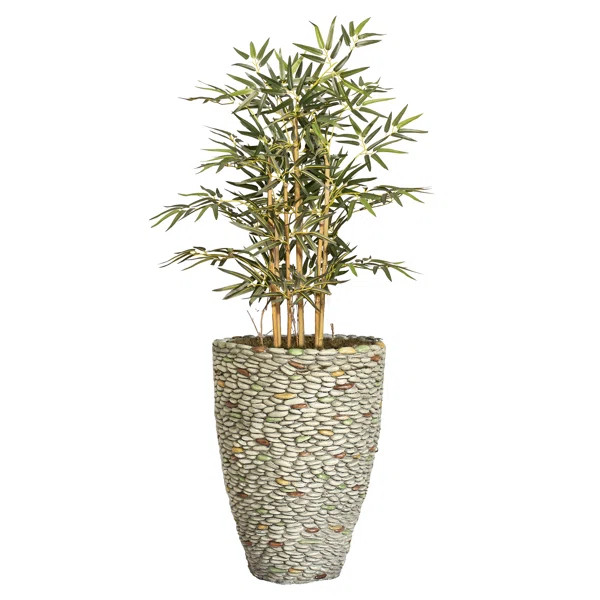 53.5" Artificial Bamboo Plant in Planter | Wayfair North America