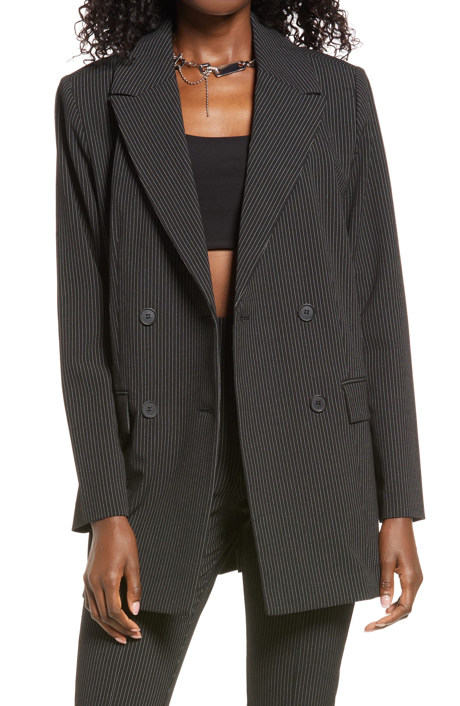 Pinstripe Double Breasted Blazer | Nordstrom | Nordstrom
