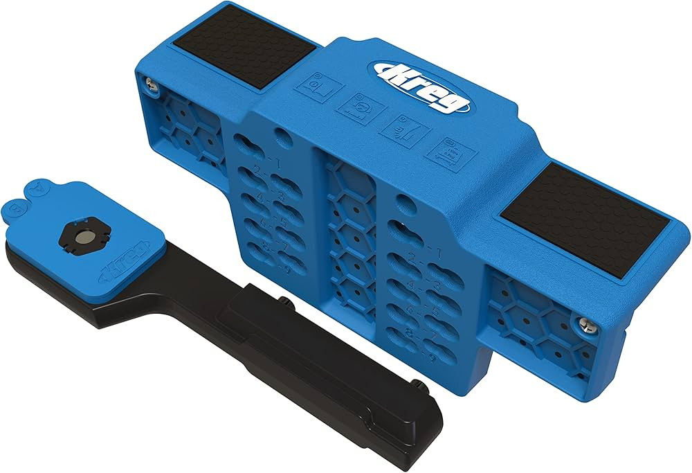 Kreg KHI-CDIJ Cabinet Door Mounting Jig - for Frameless or Face-Frame Cabinets - Easily Adjustabl... | Amazon (US)