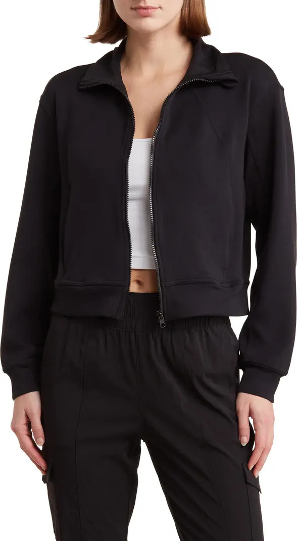 YOGALICIOUS Softlite Scuba Zoie Crop Jacket | Nordstromrack | Nordstrom Rack