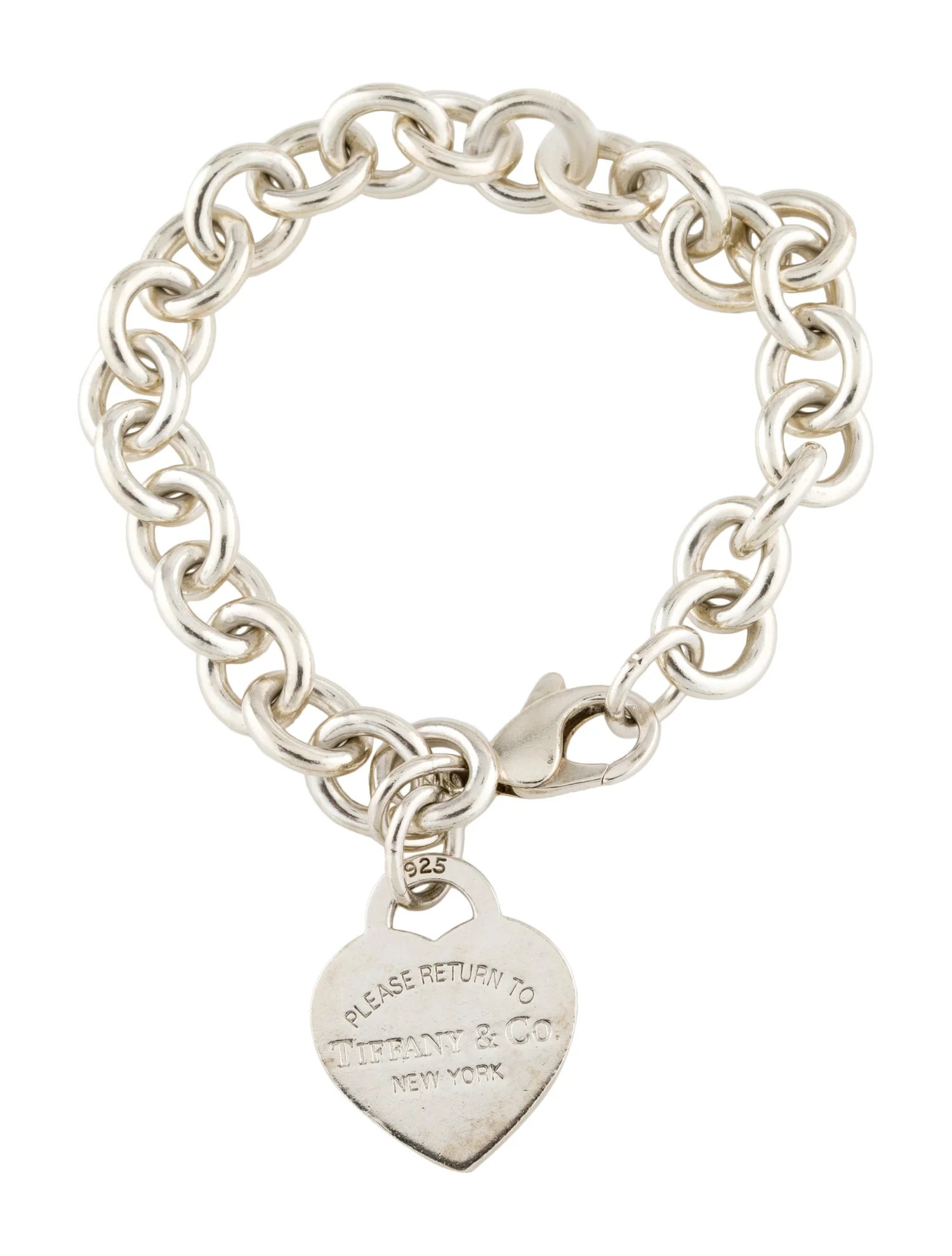 Heart Tag Charm Bracelet | The RealReal