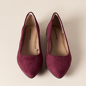 Amazon Essentials Women's Pointed-Toe Ballet Flat | Amazon (US)