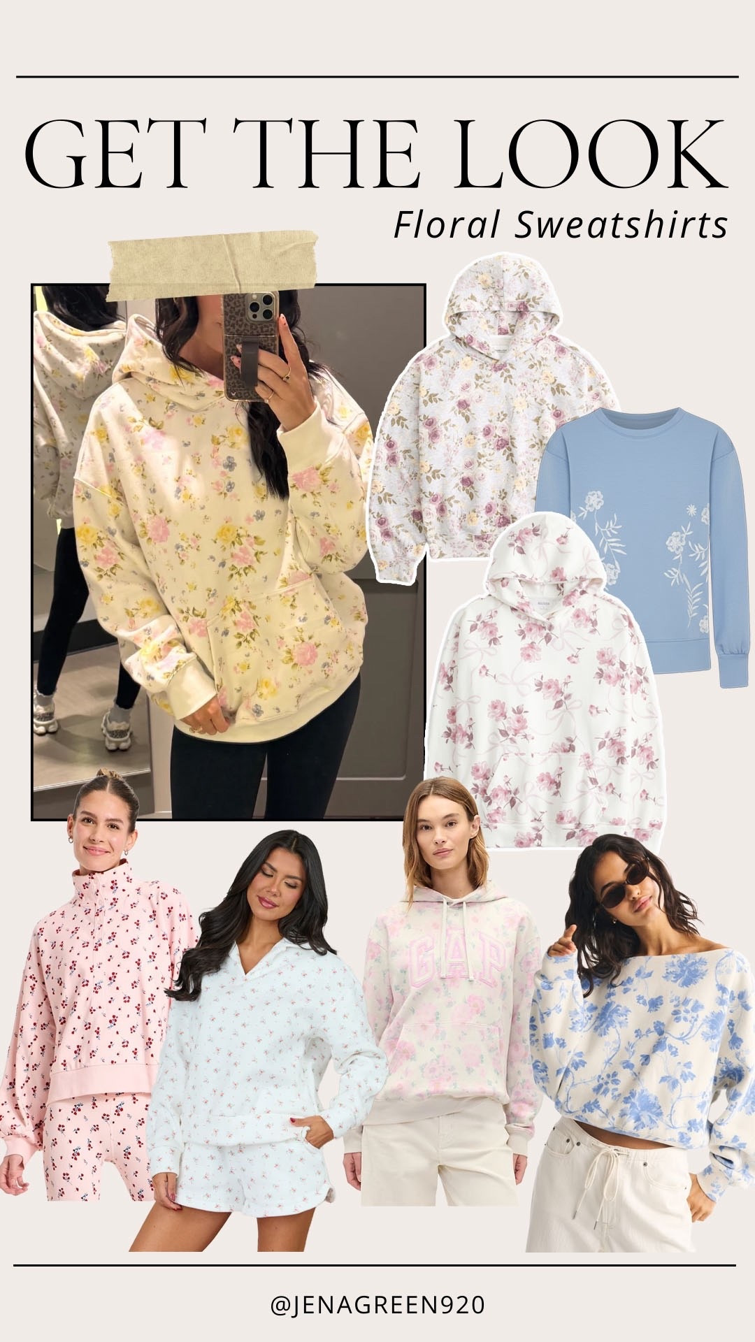 Get the Look | Floral Sweatshirts | Floral Hoodies 

#LTKSeasonal #LTKmomlife
