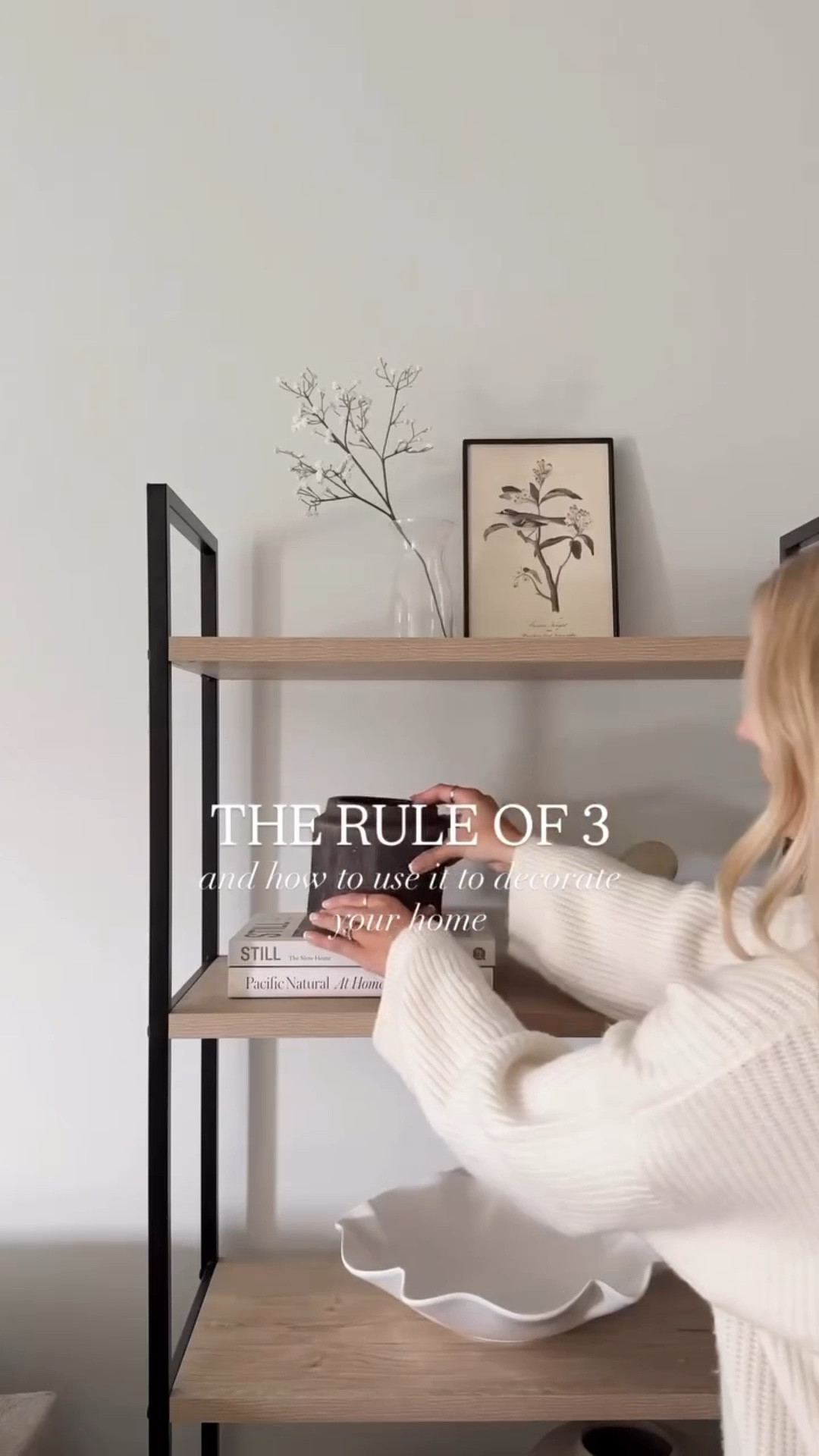 Try this once and you’ll never go back ↓

This little trick is one of those things I wish I had known years ago. Styling in 3s makes your home look like you actually know what you’re doing (even if you just threw it together). Try it once and you’ll get why it works!

Follow along and comment SIMPLE for more simple home tips 🤍

#simplifiedhome #neutralhome #minimalhome