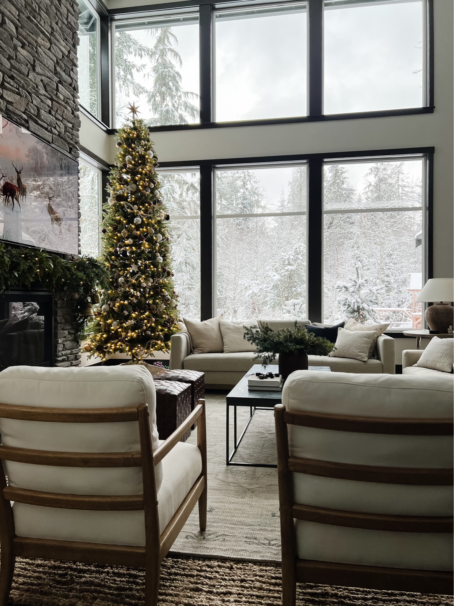 Holidays are coming fast!
Snag that holiday decor
while it's in stock and
before it sells out!

For the garland, I used two
faux larch, two faux cedar,
two faux pine, and two
faux eucalyptus garlands.

holiday, seasonal,
Christmas, garland, decor,
home, greenery, mantle,
living room, pine, bells,
fireplace, tree, couch, chairs, lamp, rug, tv, coffee table, vase, pillows, ornaments, decorations, decor

#LTKSeasonal #LTKhome #LTKunder50