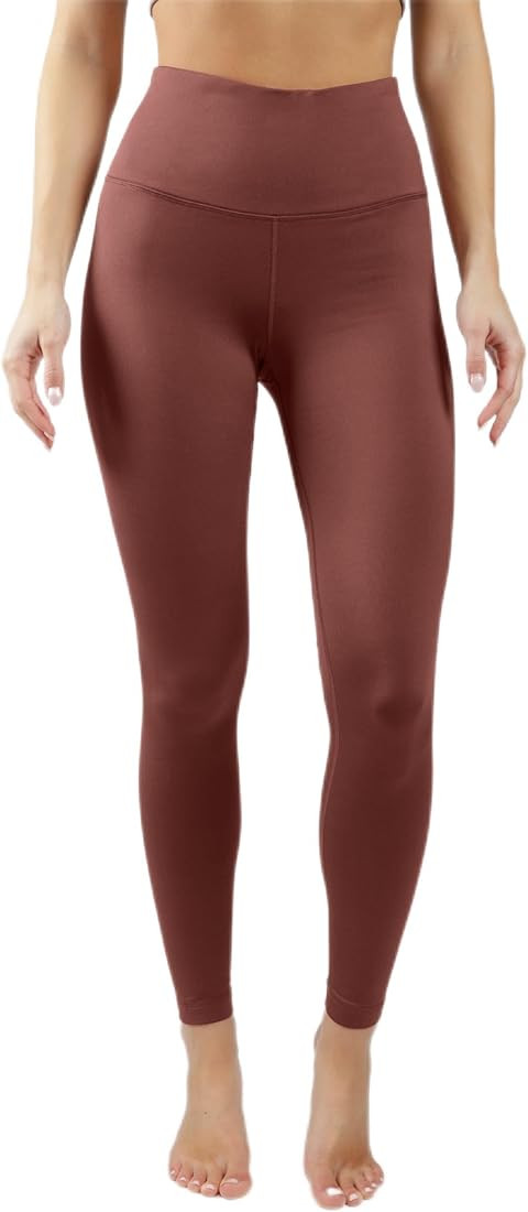 90 Degree By Reflex Fleece Lined Leggings - Yoga Pants | Amazon (US)