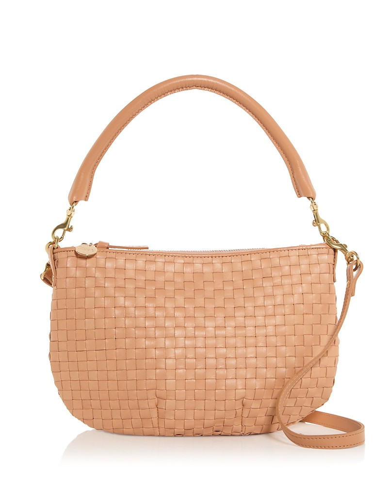 Clare V. Petit Moyen Woven Leather Messenger Bag | Bloomingdale's (US)