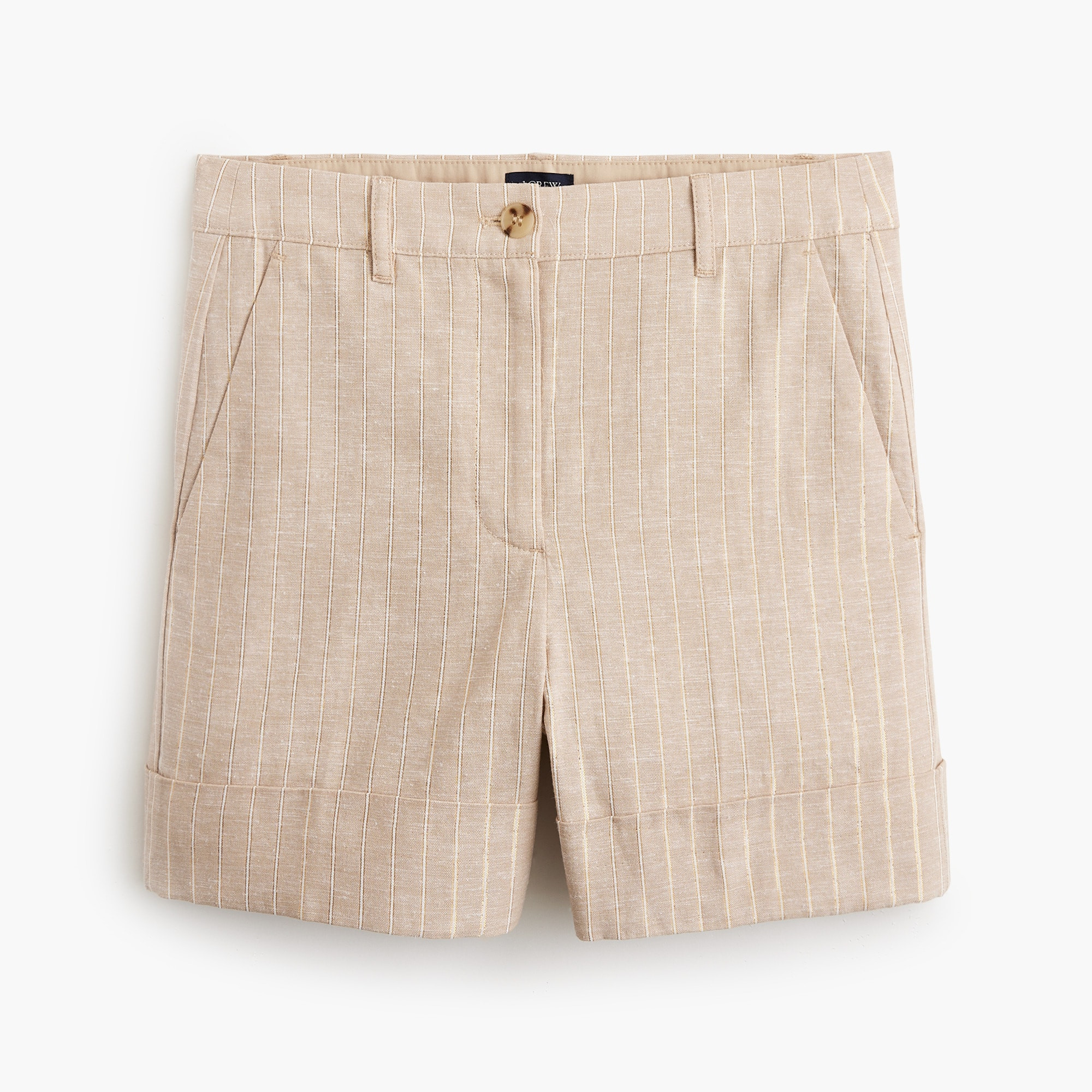 Cuffed short with metallic stripe | J.Crew Factory