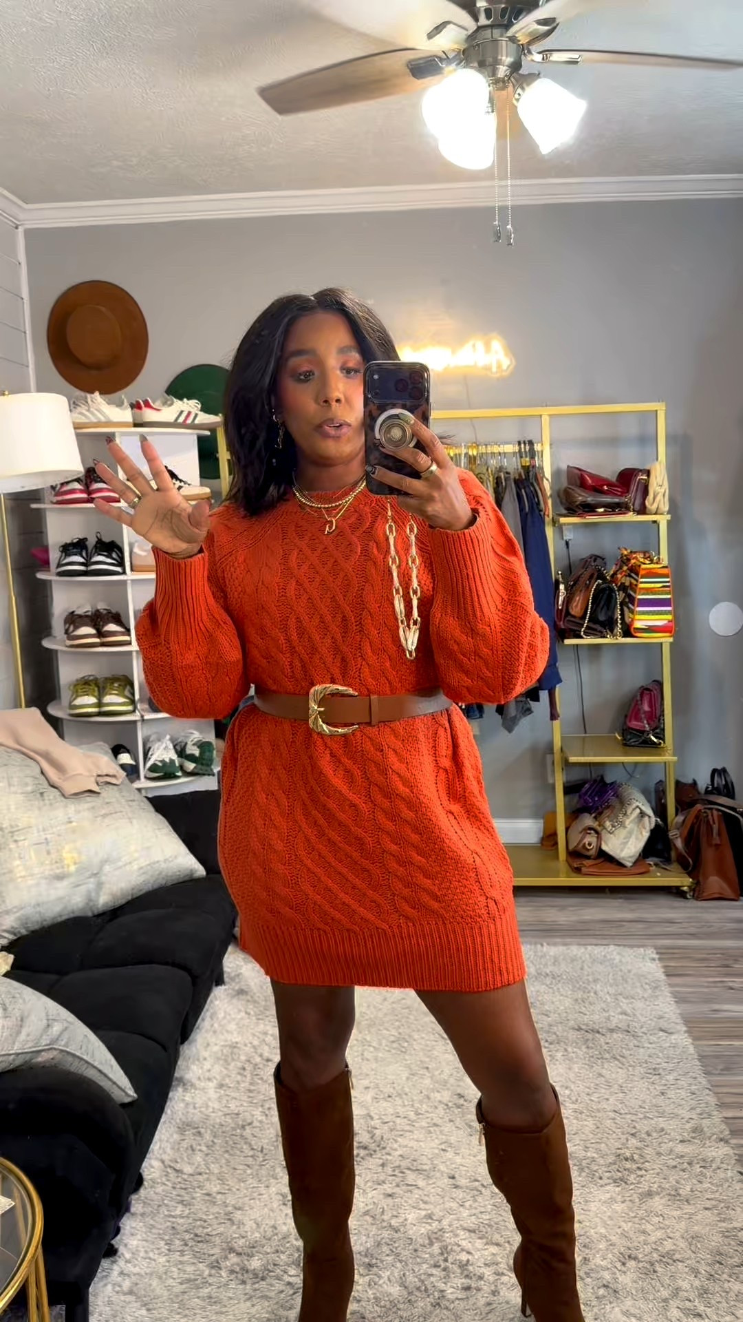 The perfect Thanksgiving sweater dress 🍂 Cozy, flattering, and under $50 on Amazon! 🧶
It’s giving comfort + style — roomy enough for seconds but cute enough for family photos 😉. Size large ordered.
Linked on my LTK + Amazon storefront 🤎
#ThanksgivingOutfit #AmazonFashionFinds #SweaterDressSeason #CozyChicStyle #FallOOTD #AffordableFashion #HolidayStyle #LTKHolidayLooks #FallWardrobeEssentials #Under50Finds

#LTKOver40 #LTKMidsize #LTKHoliday