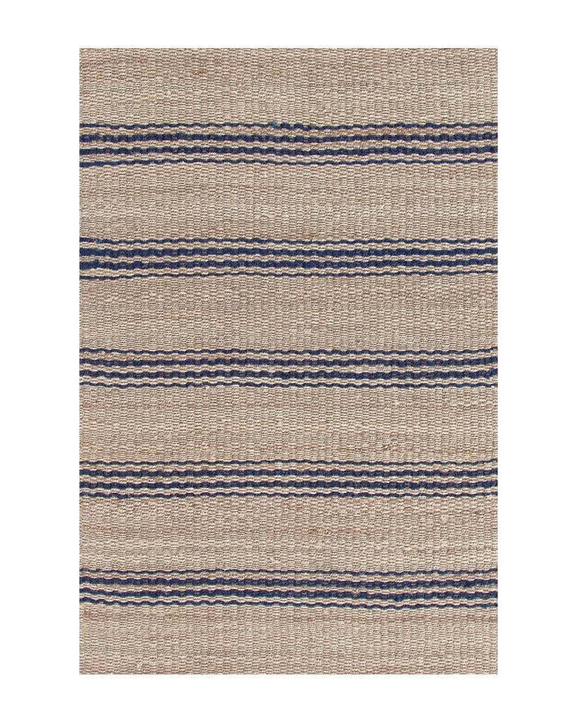 Jute Ticking Indigo Rug | McGee & Co.