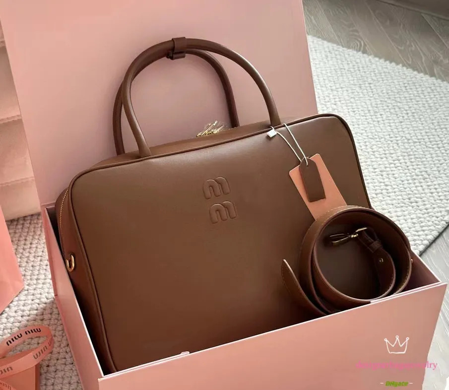 Luxury Designer Bag Bowling Computer Bag Cowhide Handheld Shoulder Briefcase Mailman Bag Fashiona... | DHGate