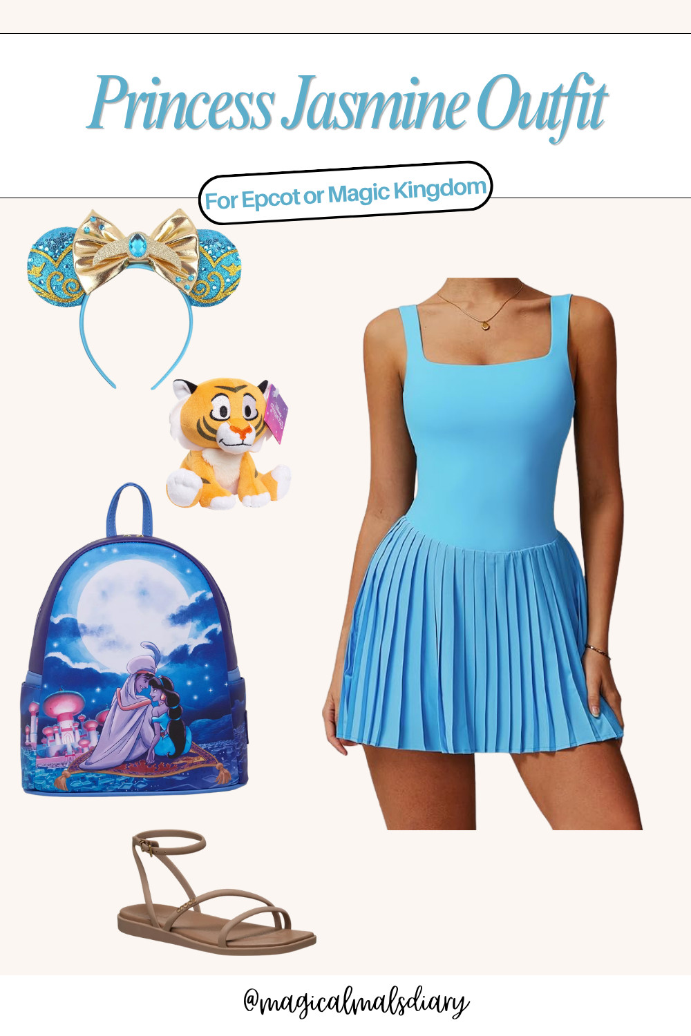 Princess Jasmine outfit idea for Disney  

 