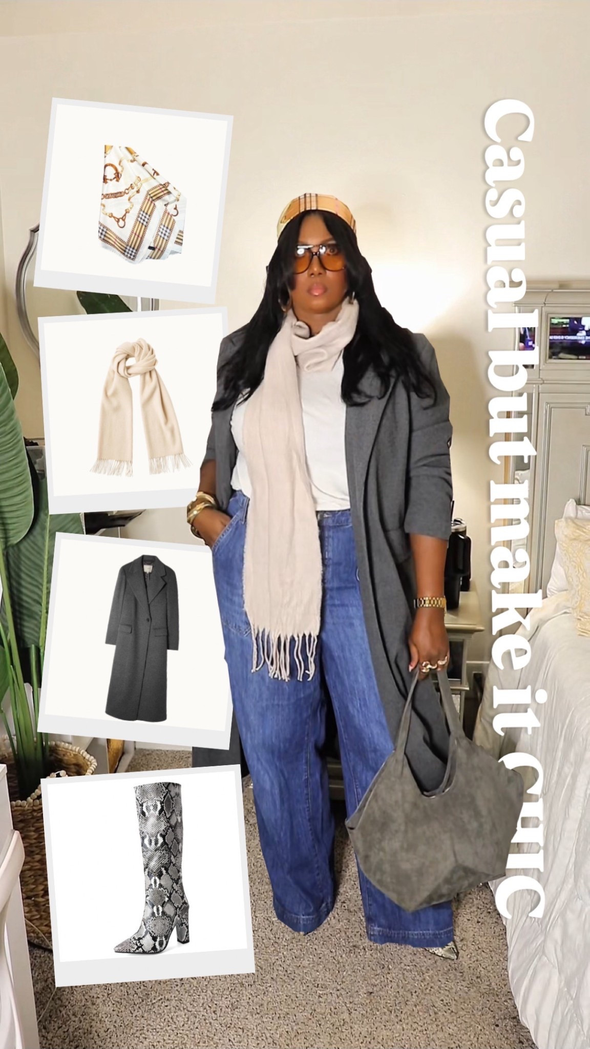 It may be 45° but a girl still got look good! All while staying warm! 
#GRWM #winterstyle #OOTD #cozychic #FashionInspo

#LTKgrwm #LTKFindsUnder100 #LTKootd