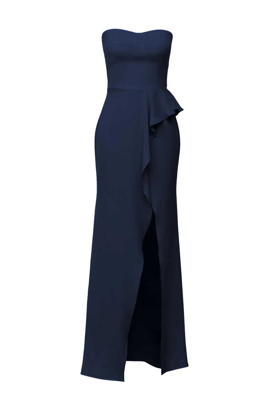 Dresses | Kai Strapless Drape Skirt Gown Plain | DRESS THE POPULATION | Debenhams UK