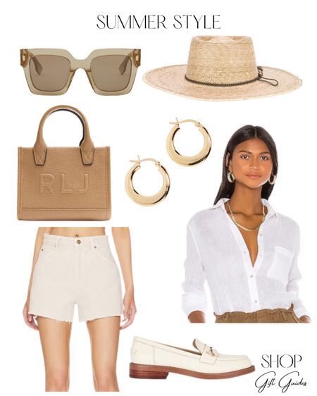 Summer style, outfit of the day, women’s fashion, brunch outfit, day outfit, casual summer outfit, weekend outfit, mini bag, gold hoops, square fendi sunglasses, ivory loafer, beach hat, sun hat, button down, white linen shirt

#LTKcurves #LTKstyletip #LTKitbag
