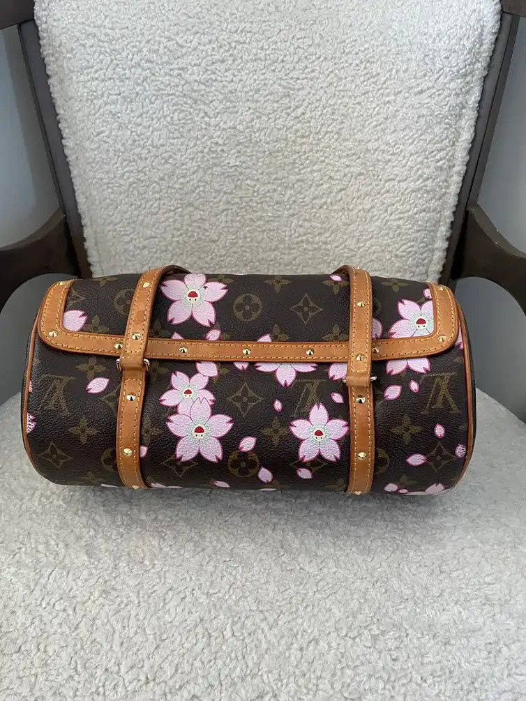 Louis Vuitton LOUIS VUITTON x TAKASHI MURAKAMI CHERRY BLOSSOM PAPILLON BAG | Grailed | Grailed