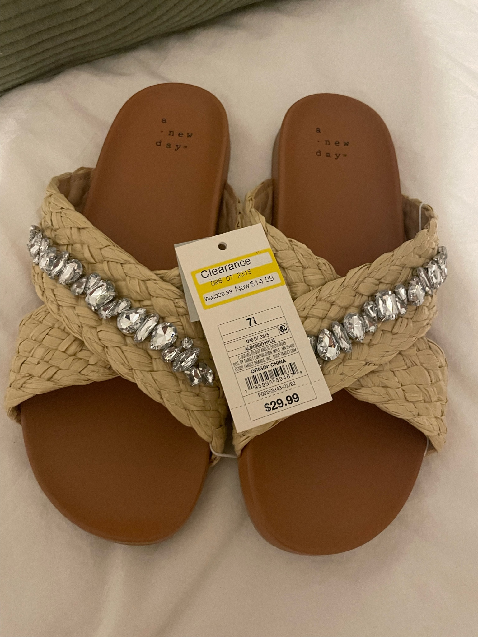 Casual chic comfy slide on sandals on clearance now for only $14.99! Rush to order online and pickup in store!! 

#LTKunder50 #LTKshoecrush #LTKsalealert