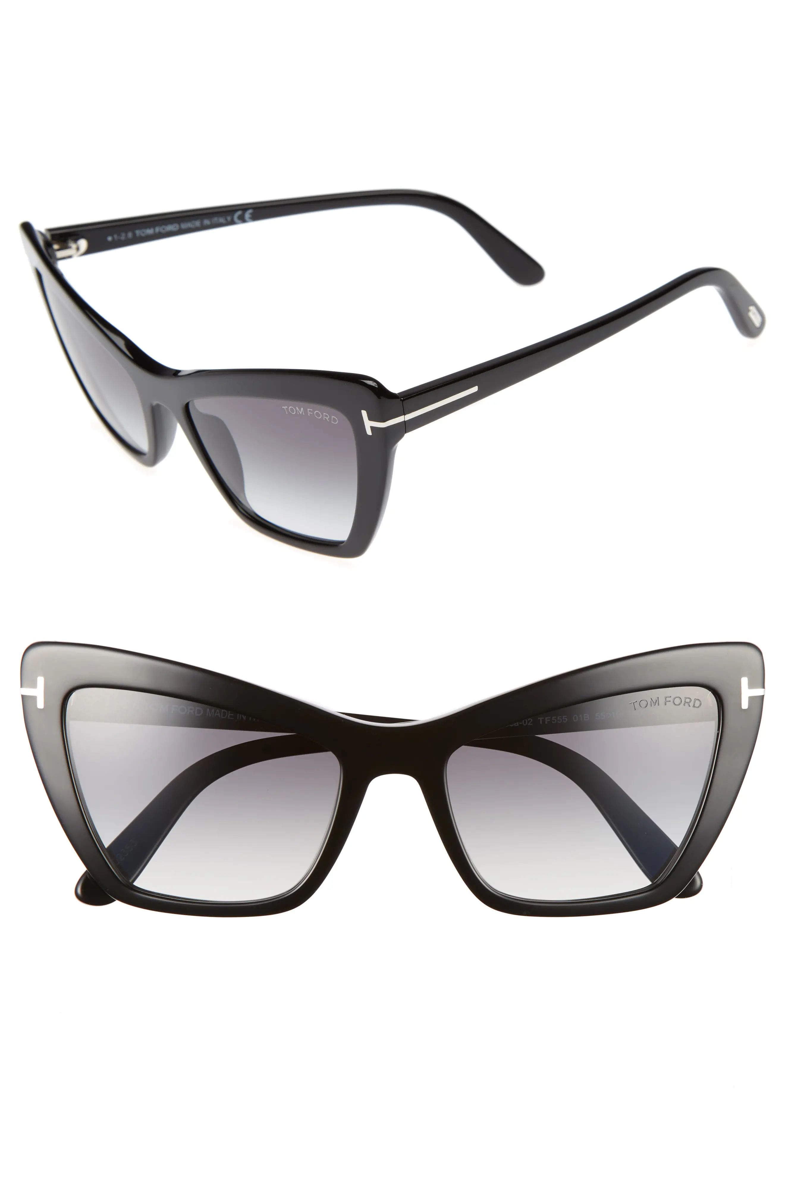 Valesca 55mm Cat Eye Sunglasses | Nordstrom
