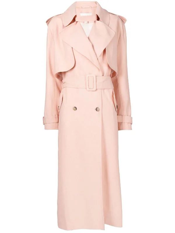 Materiel double-breasted Trench Coat - Farfetch | Farfetch Global