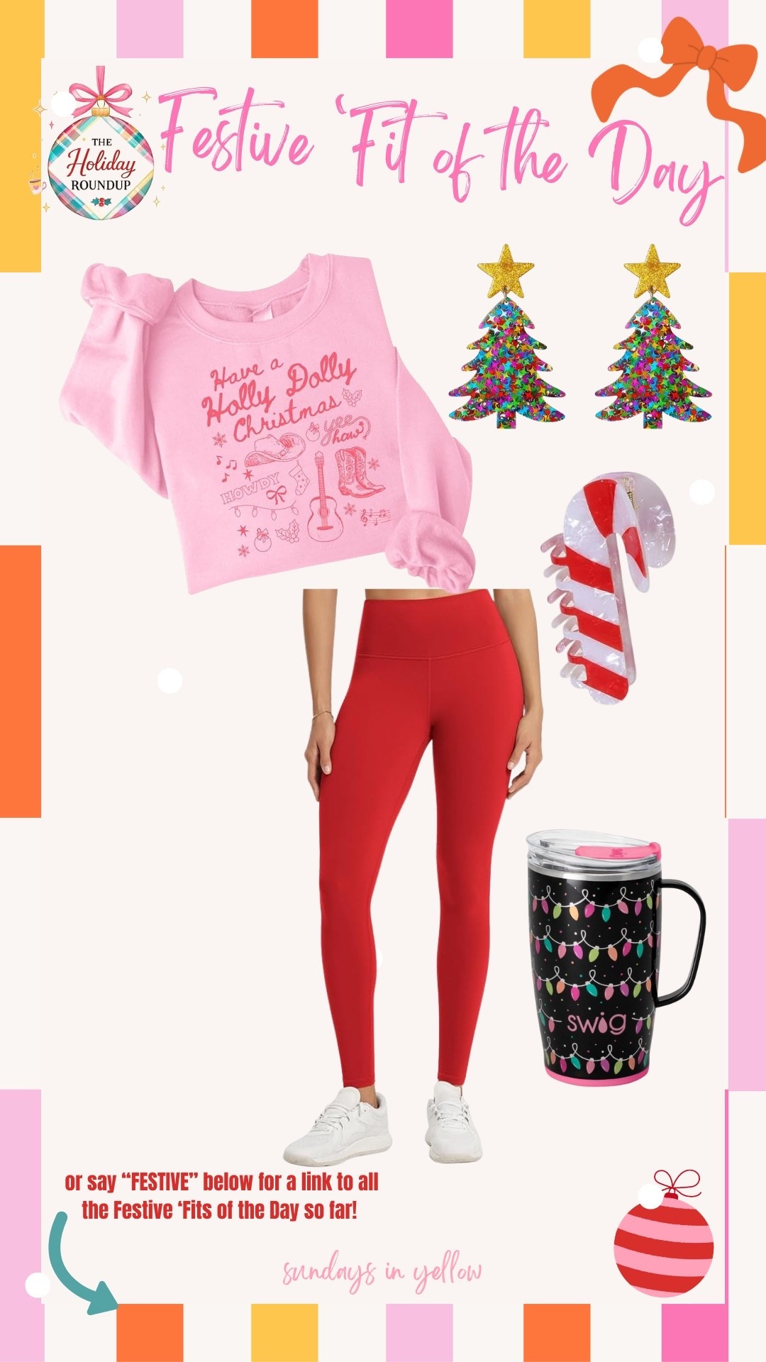 Holly Dolly Christmas🎄 festive outfit of the day, comfy cute style



#LTKHoliday #LTKmomlife #LTKootd