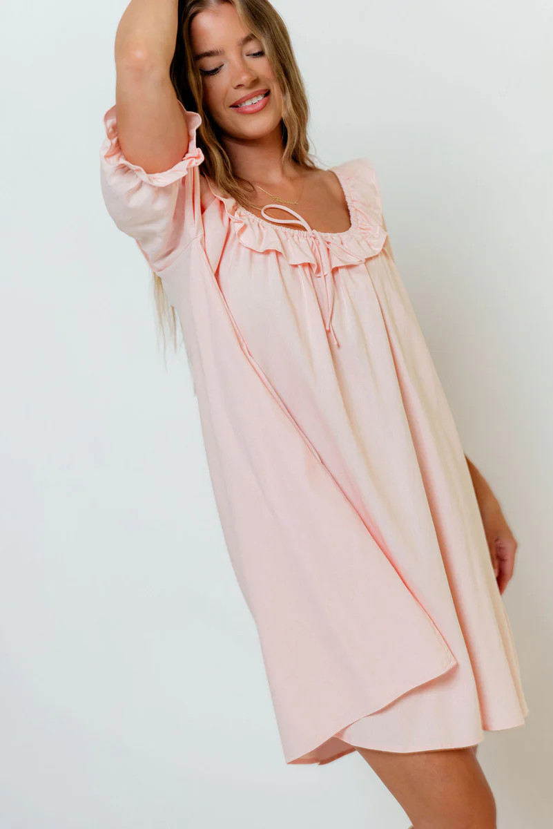 Betty Dress in Pale Pink | Worth Collective