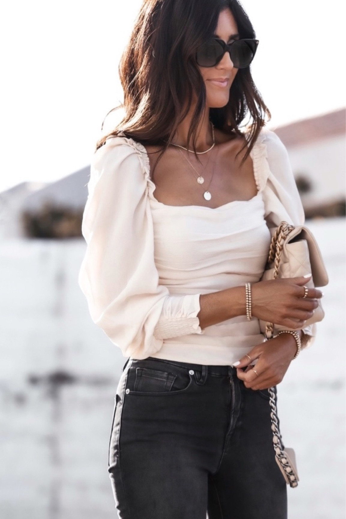 Date night style, blouse, accessories, beaded bracelets, StylinByAylin 

#LTKSeasonal #LTKstyletip #LTKunder100