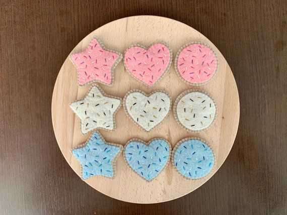 Felt Sprinkle Cookies | Etsy (US)