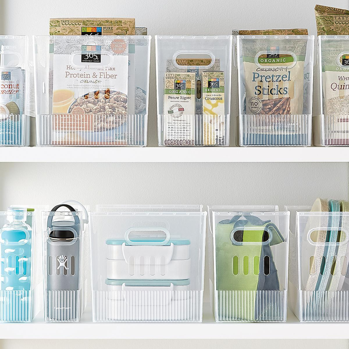 Medium Multi-Purpose Bin Translucent | The Container Store