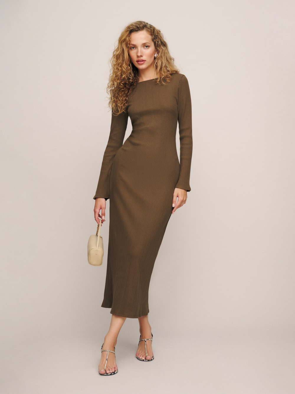 Delphina Knit Dress | Reformation (Global)