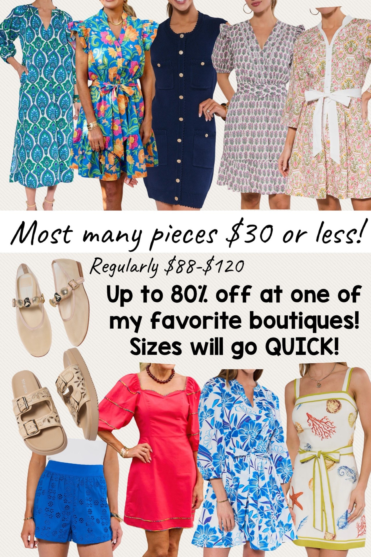 Just a small sample of SO many pieces that are up to 80% off...making most $30 or less! Sizes will go quick!
.

#LTKSaleAlert #LTKootd #LTKOver40