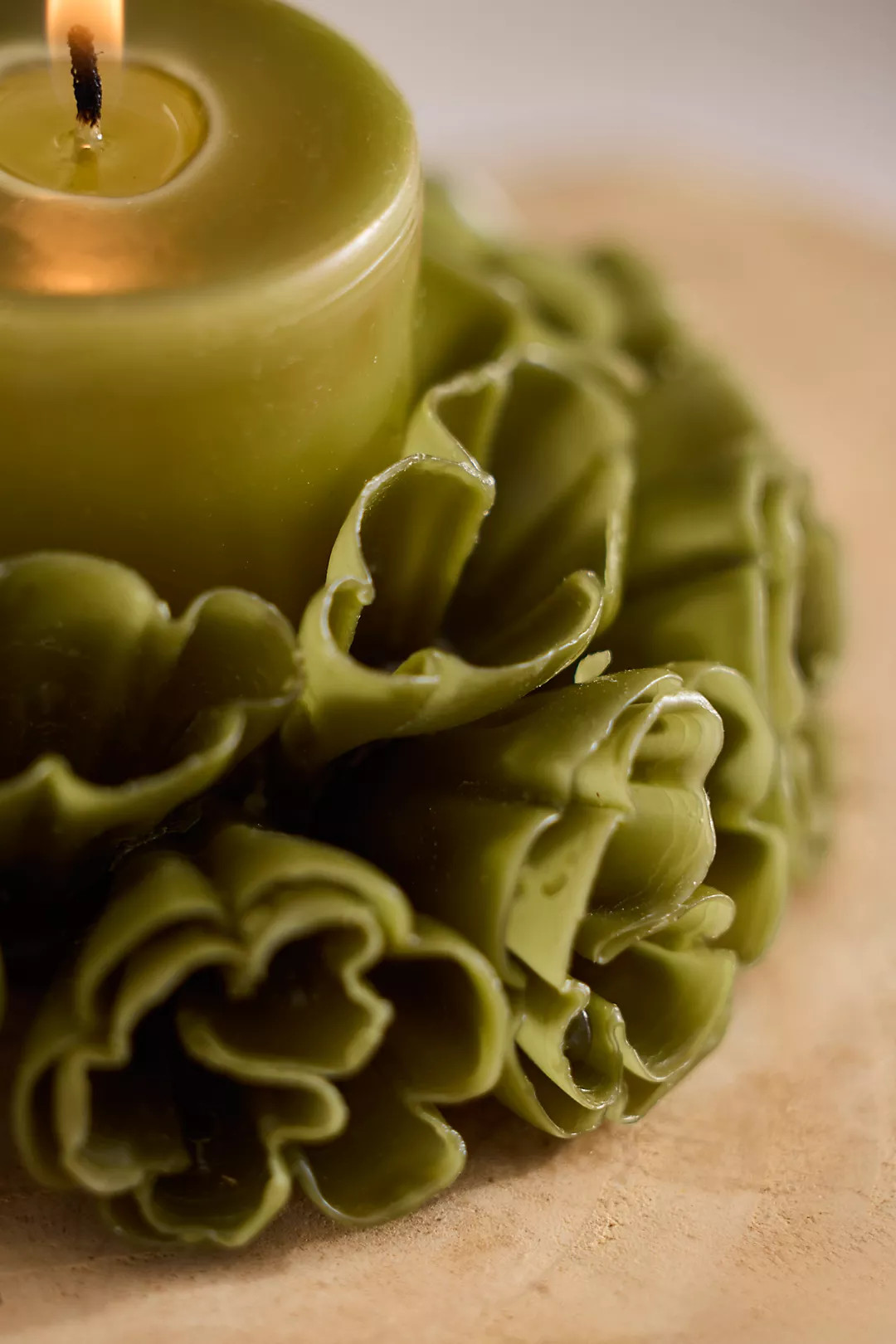 Oaxacan Floral Marigold Candle | Anthropologie (US)