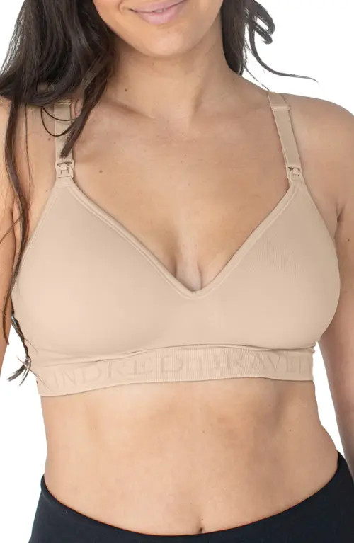 Kindred Bravely Signature Sublime Contour Maternity/Nursing Bra in Beige at Nordstrom, Size X-Large- | Nordstrom