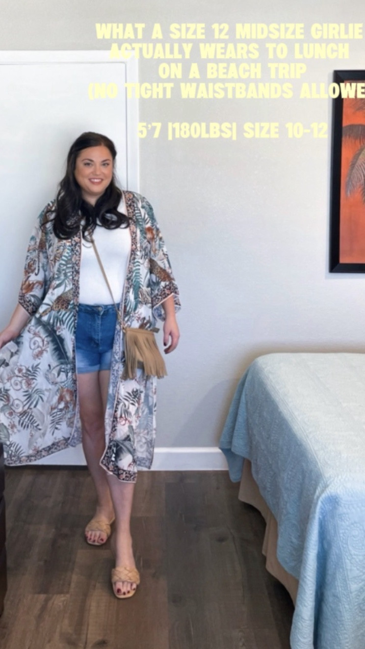If you are tired of outfits that only look good while standing still or having to change into something looser after a big meal, you're in the right place. As a 5'7" size 10/12 girlie, I refuse to spend my beach vacation feeling restricted or uncomfortable. 🌴✨
This sheer tropical kimono + stretchy denim shorts combo gives full breathable comfort without sacrificing style—zero waist-pinching allowed.
Follow for realistic, midsize outfit formulas, honest size 10-12 try-on hauls, and body-positive vacation style that lets you actually enjoy the food! 💸👇
Save this post for your next trip, and comment "LINK" below to shop this exact look!
#midsizefashion #midsizestyle #size12fashion #vacationoutfits #midsizeoutfitideas
midsize vacation outfits, size 10 12 style, realistic midsize fashion, beach trip outfit ideas, breathable summer style, midsize outfit formulas, size 12 try on, midsize resort wear, summer outfit inspo, midsize body positivity, comfortable beach outfits, midsize fashion creator, vacation outfit inspo, tropical kimono outfit, midsize casual style, size 10 outfit ideas, realistic vacation look, midsize daily style, size 12 summer look, midsize styling tips

#LTKgrwm #LTKootd #LTKMidsize