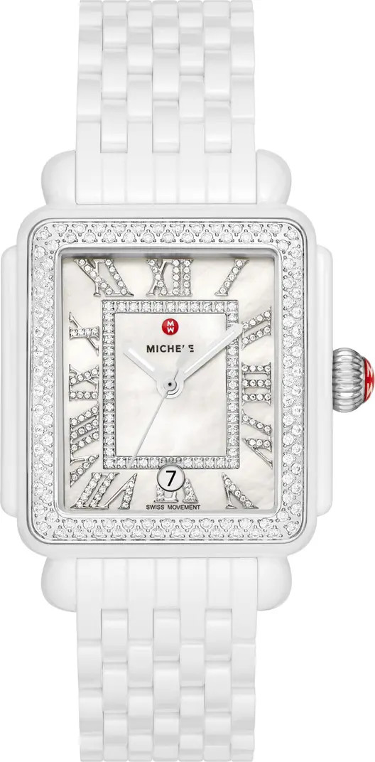 Deco Madison Diamond Bracelet Watch, 33mm | Nordstrom
