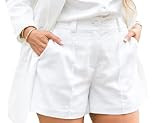The Drop Women's Bright White Shorts by @kerrently, M | Amazon (US)