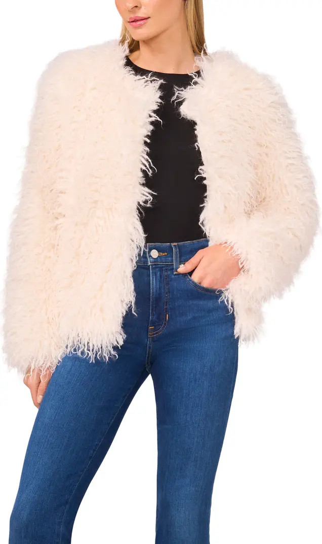 Halogen® Faux Fur Jacket | Nordstrom | Nordstrom