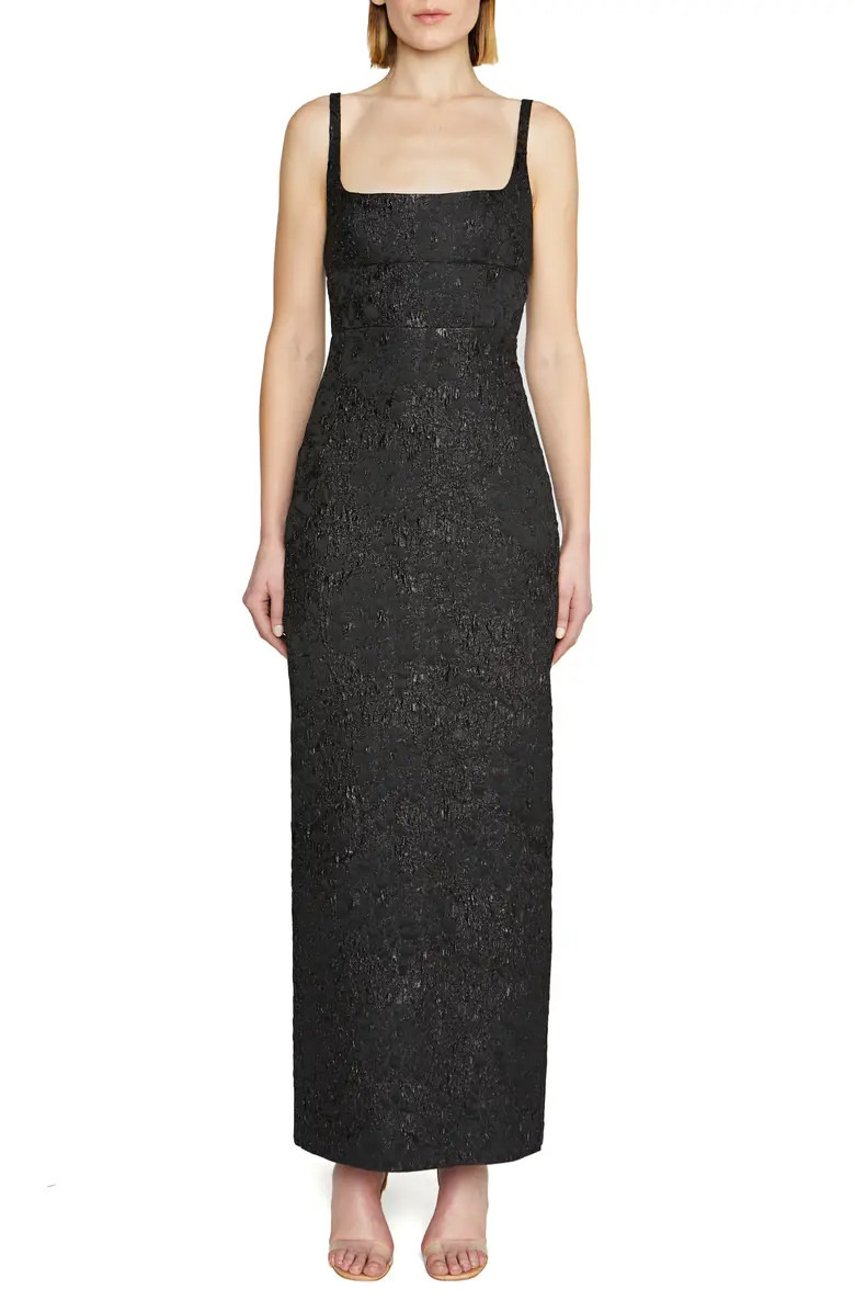 ML Monique Lhuillier Adele Jacquard Column Gown | Nordstrom | Nordstrom