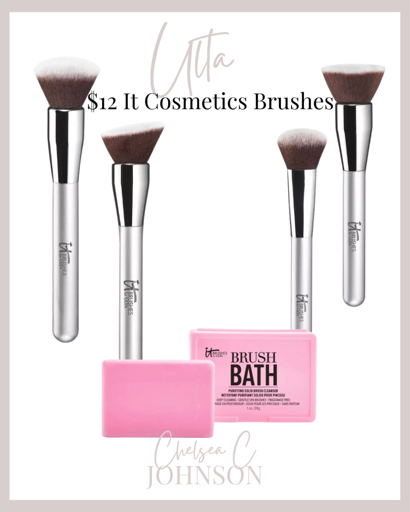 It Cosmetics Brushes For Ulta Brush Bath Purifying Solid Brush Cleanser -  1oz - Ulta Beauty : Target