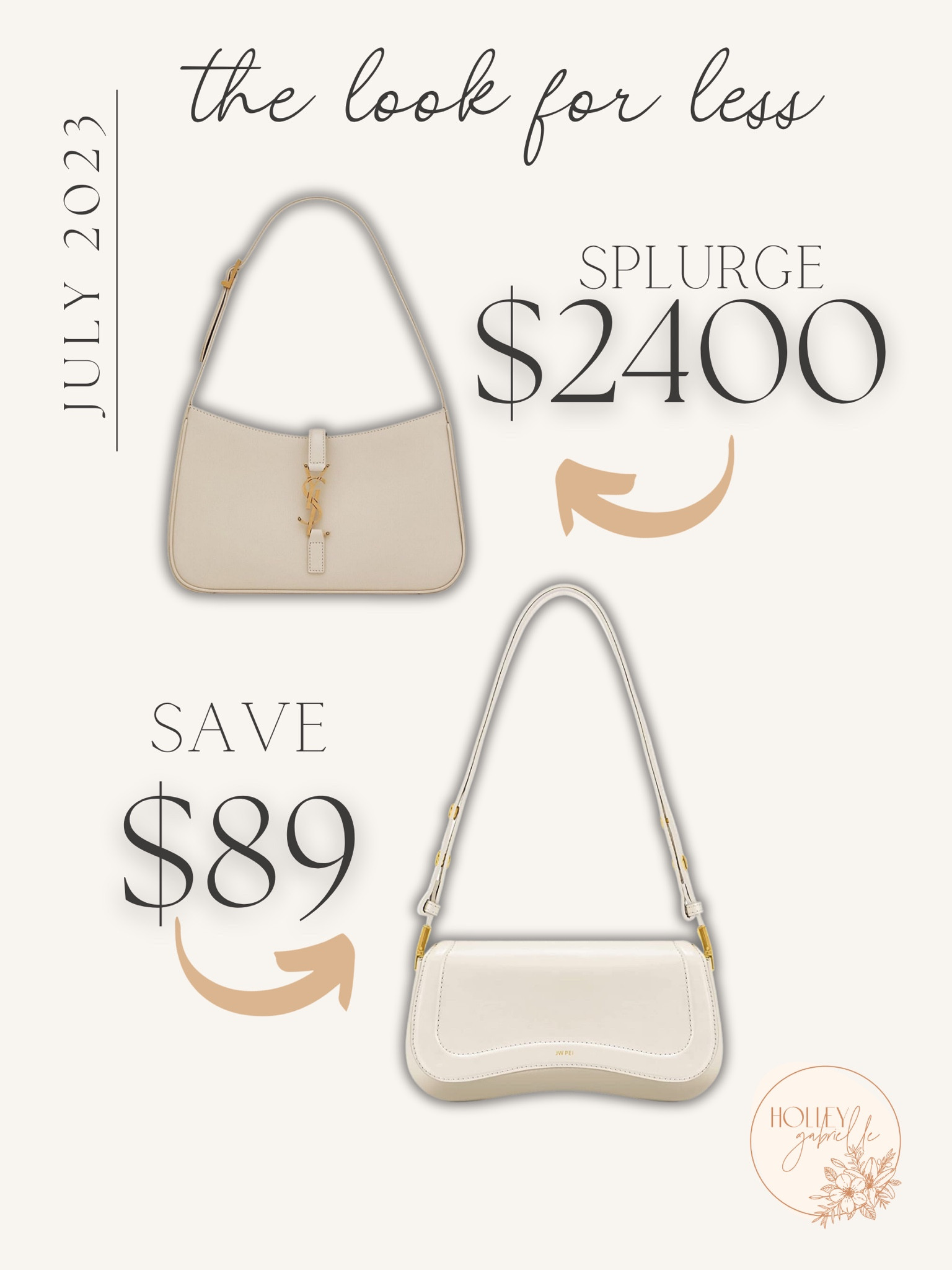 I’ve wanted this YSL bag forever, and one day - I will bite it & buy it but for now, I love this dupe so much! It’s SO DANG NICE & close! 🤍 

#LTKunder50 #LTKitbag #LTKFind