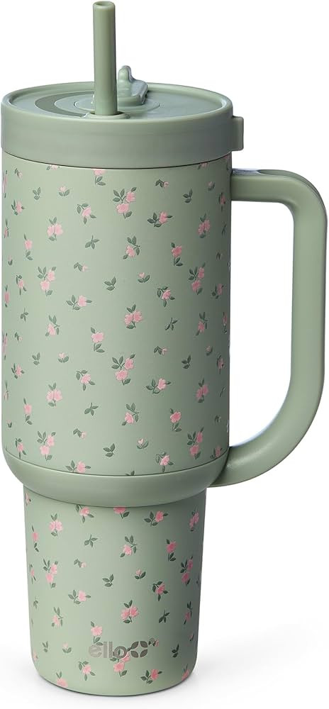 Ello Oasis 40oz Stainless Steel Tumbler - Full Bloom | Amazon (US)