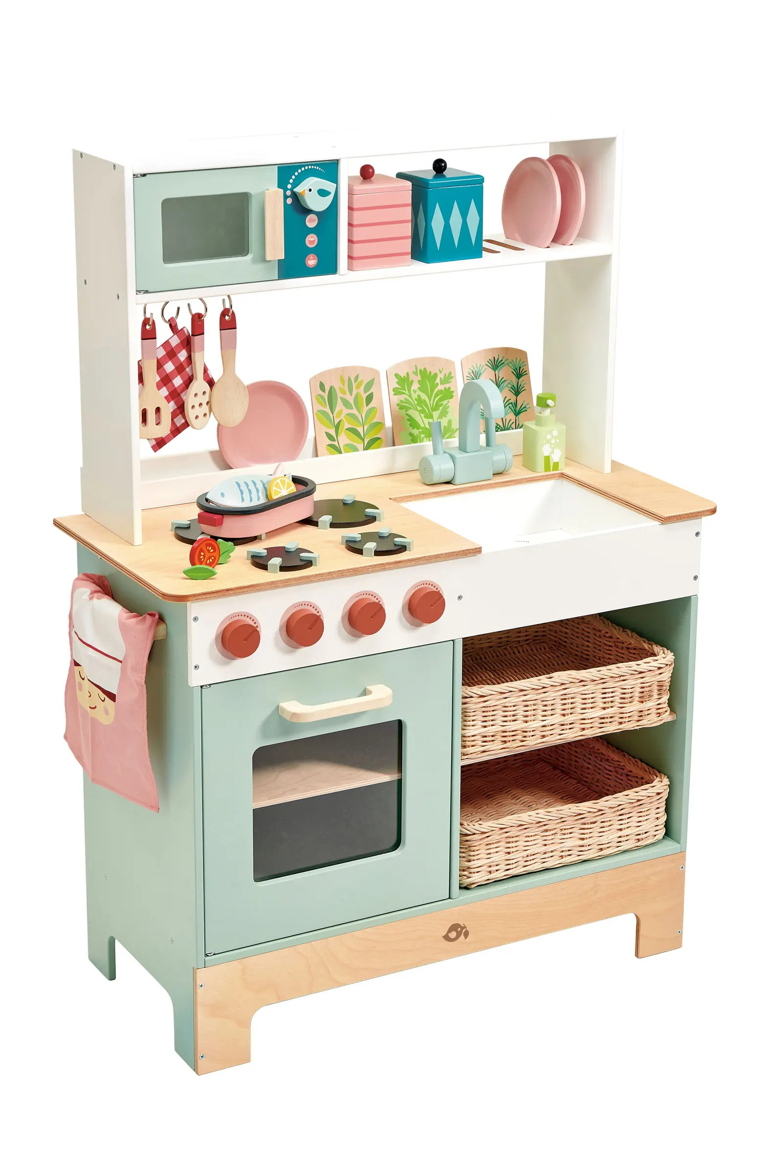 Tender Leaf Toys Mini Chef Wooden Kitchen Range Playset | Nordstrom | Nordstrom