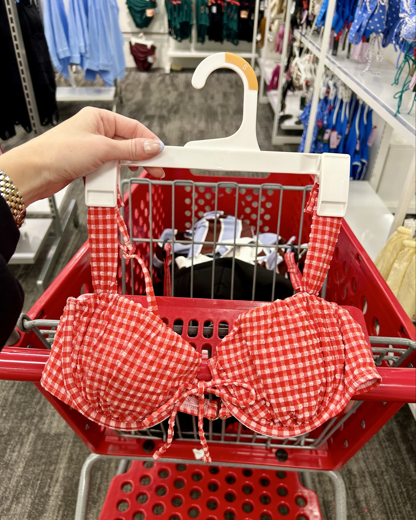 New Target swim has me READY for warmer weather! ☀️👙⛱️🌊
+ BOGO 50% off right now! 


#targetfinds #newarrivals #newswim #swimwear #springbreak #vacayready #onepiece #bikini #gingham #polkadot #bikinihaul 

#LTKSpringSale #LTKSwim #LTKSaleAlert