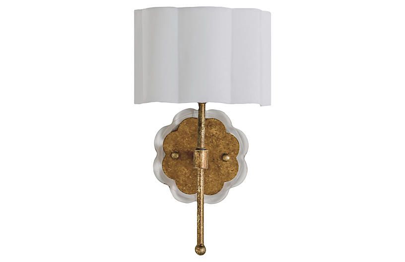 Shirley Sconce Gold, Ashwell Gold | One Kings Lane
