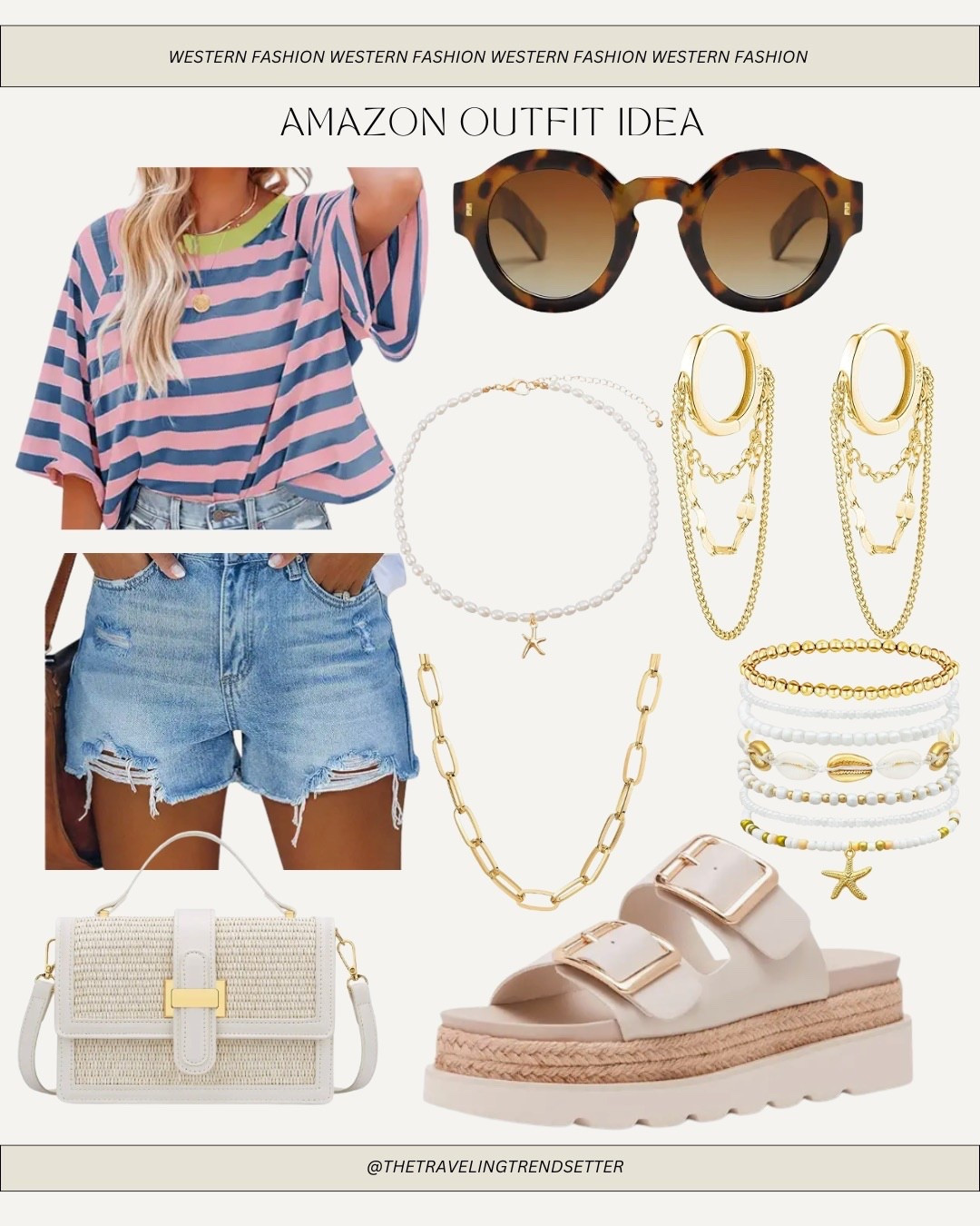 Amazon outfit idea - summer casual resort wear - trip - mom outfit - denim shorts - sandals 

#LTKStyleTip #LTKFindsUnder100 #LTKFindsUnder50