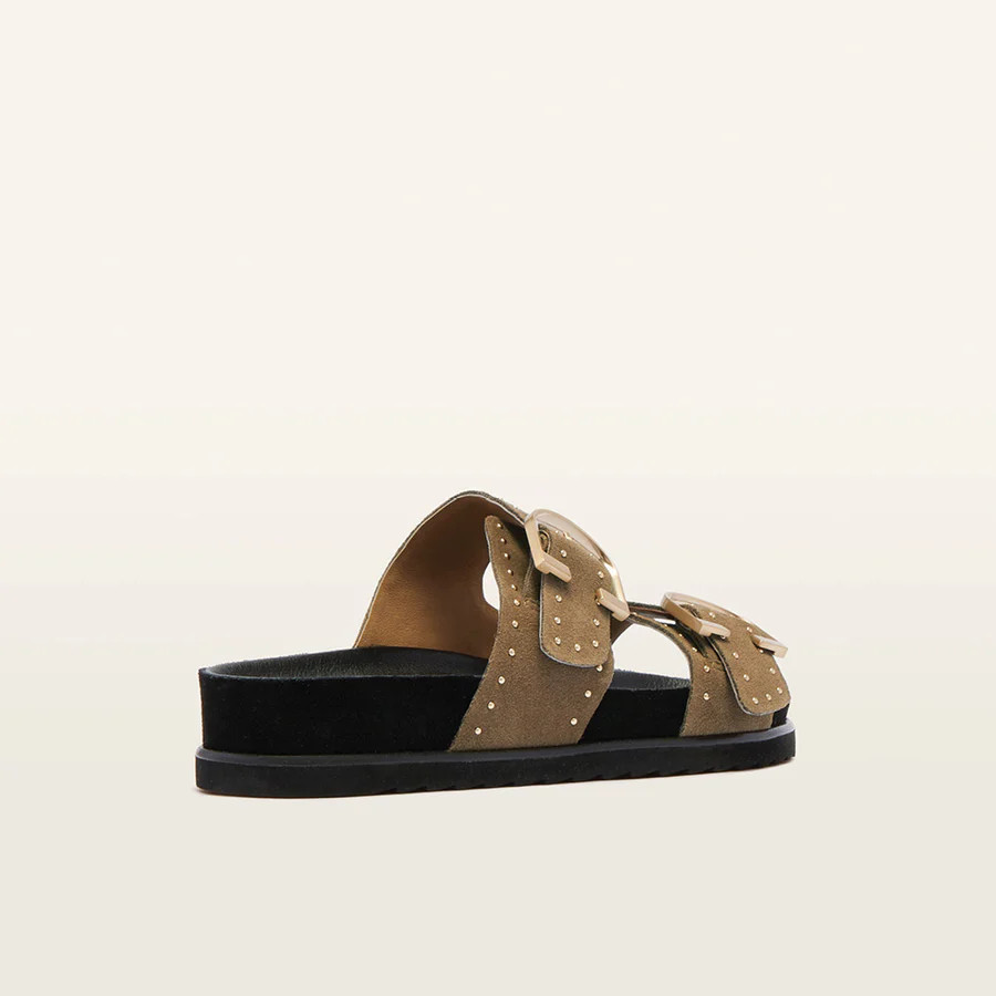 Deon Rye Suede Stud Slides | FRANKIE4 | FRANKIE4