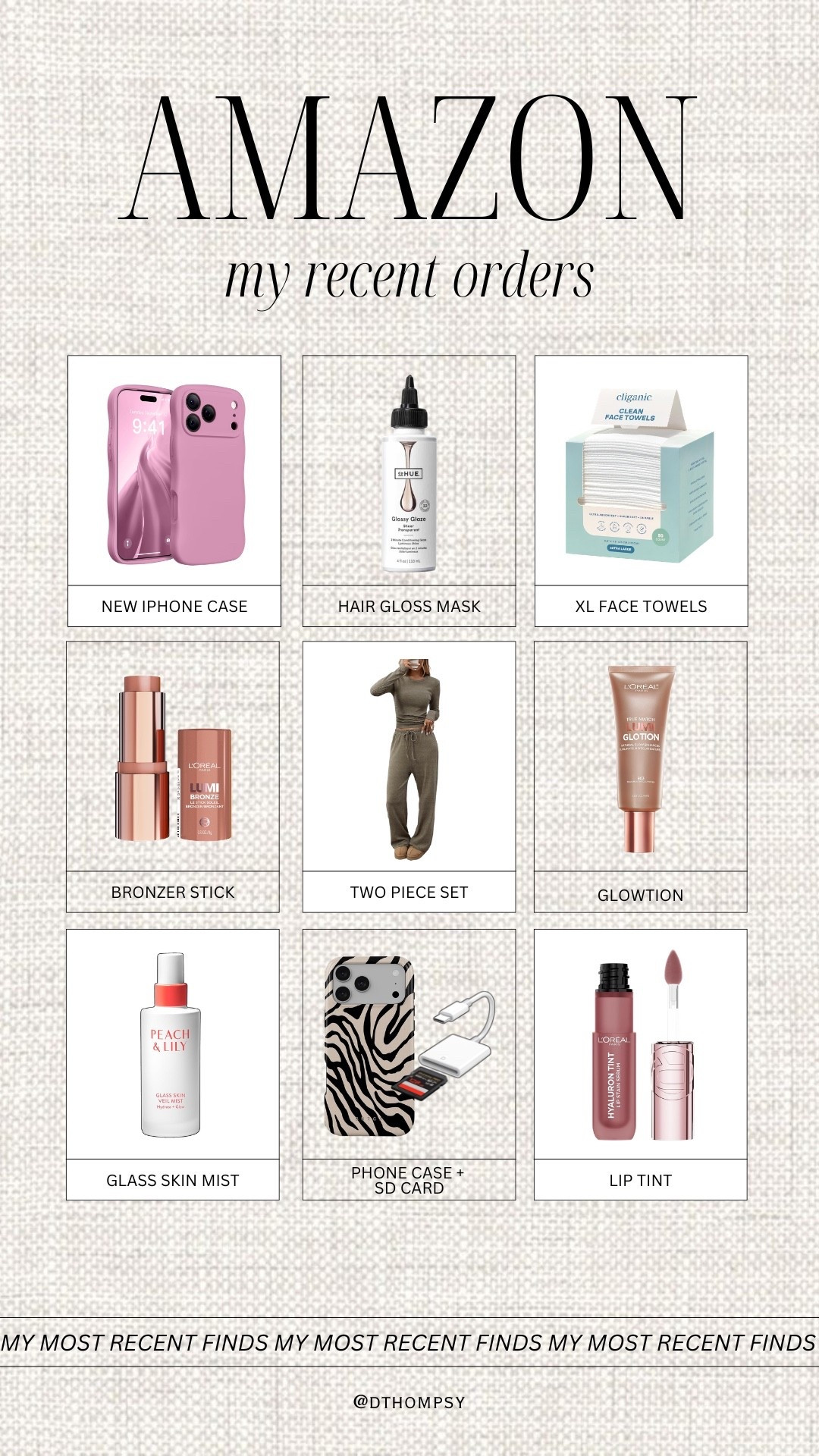 some of my recent orders on amazon (everything under $50 and most less than $20)

#LTKSeasonal #LTKBeauty