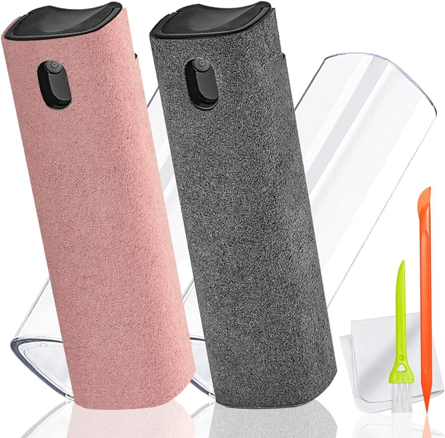 2 Pack Screen Cleaner Spray, DauMeiQH Phone Touchscreen Mist Cleaning Kit for Laptop, Computer, i... | Amazon (US)
