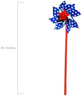 American Flag Patriotic Pinwheels (36 per Order) Fourth of July Party - Patriotic Party Decoratio... | Amazon (US)