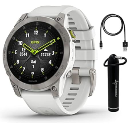 Garmin epix Gen 2, Premium active smartwatch, Health and wellness features, touchscreen AMOLED displ | Amazon (US)