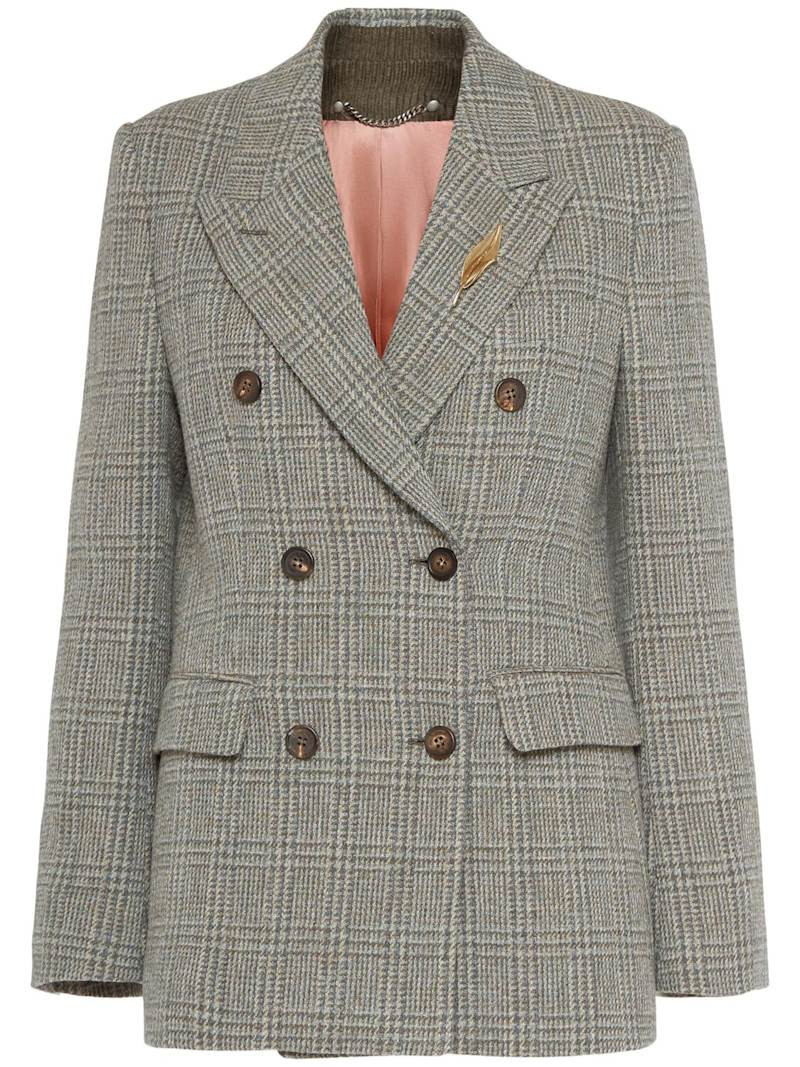Journey double breast wool blazer | Luisaviaroma
